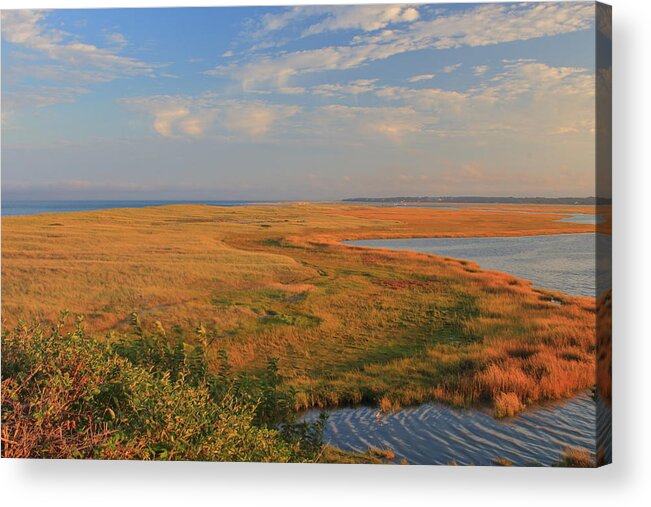 Cape Cod Acrylic Print featuring the photograph Nauset Marsh Late Summer Evening by John Burk