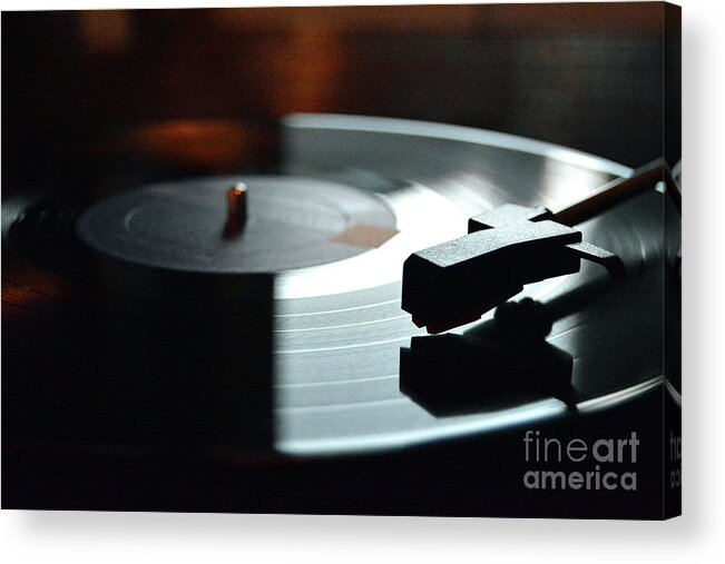 Music Acrylic Print featuring the photograph Needledrop by Dan Holm