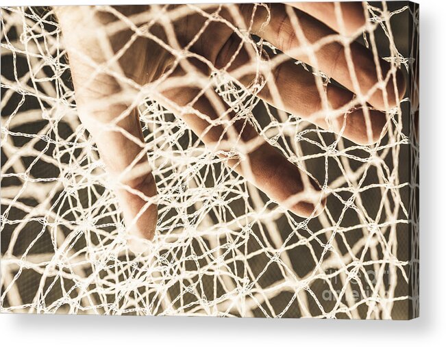 Trap Acrylic Print featuring the photograph Nets and trappings by Jorgo Photography