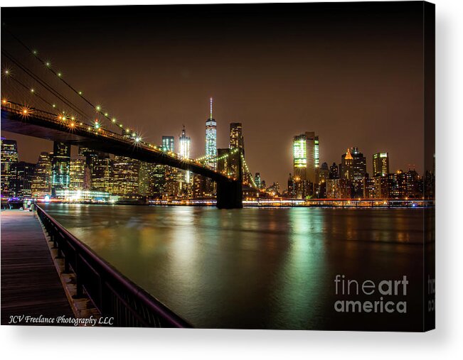 New York City Acrylic Print featuring the photograph Never sleeps by JCV Freelance Photography LLC