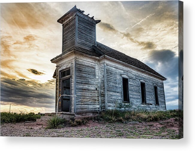 Church Acrylic Print featuring the photograph New Mexico Church #3 by Adam Reinhart