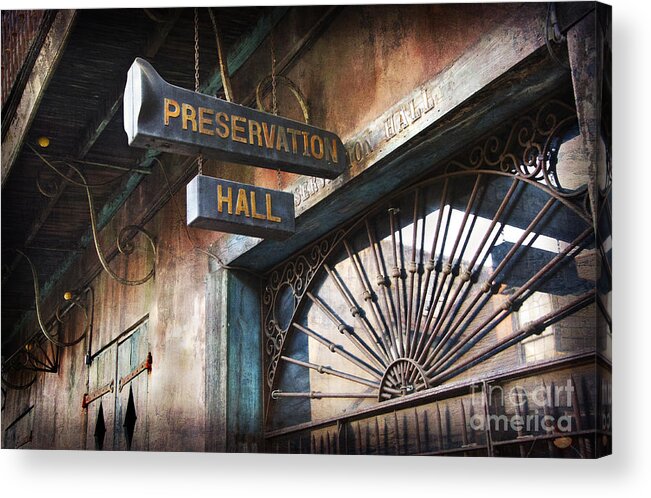 New Orleans Acrylic Print featuring the photograph New Orleans Jazz by Jeanne Woods
