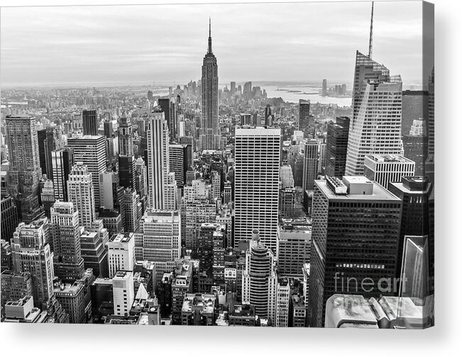 New York Acrylic Print featuring the photograph New York City by Anthony Sacco