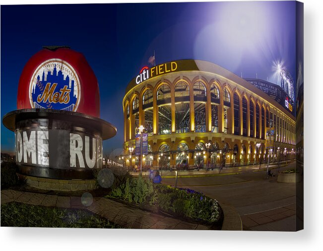Citi Field Acrylic Print featuring the photograph New York Mets Citi Field Stadium by Susan Candelario