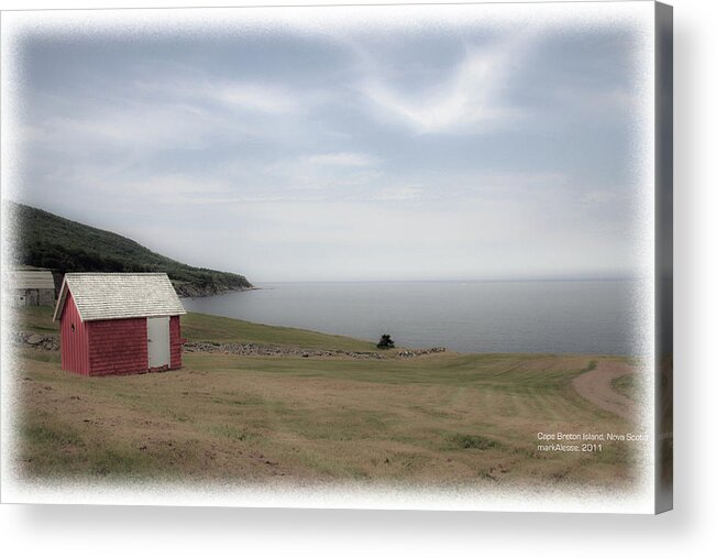 Acrylic Print featuring the photograph Newfoundland coast by Mark Alesse
