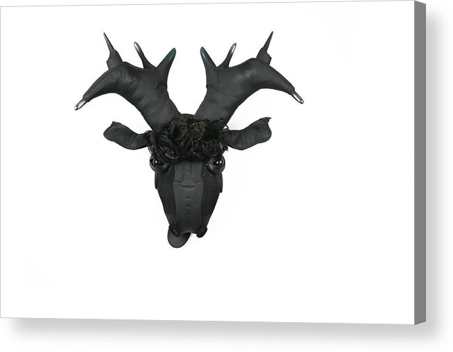 Green Acrylic Print featuring the sculpture Nice Rack by Michael Jude Russo