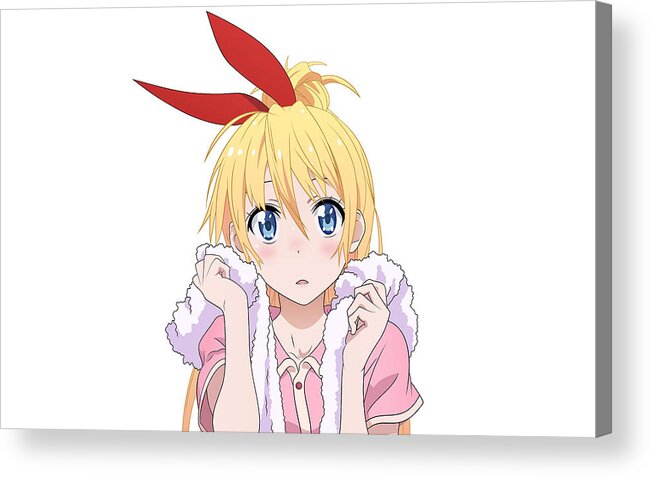 Nisekoi Acrylic Print featuring the digital art Nisekoi by Maye Loeser