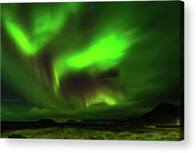 Northern Lights Acrylic Print featuring the photograph Northern Lights by Chris McKenna