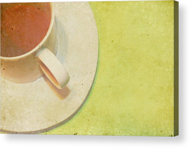 Coffee Acrylic Print featuring the photograph Not Starbucks II by Rebecca Cozart