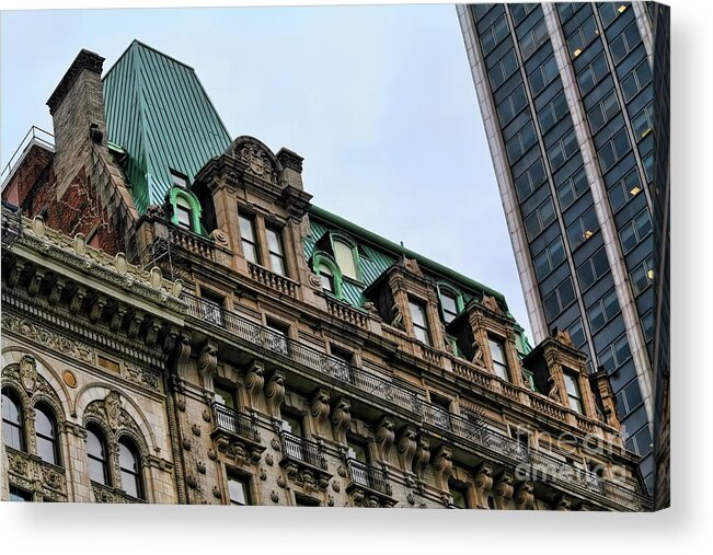 New York Acrylic Print featuring the photograph NY Architecture 9 by Chuck Kuhn
