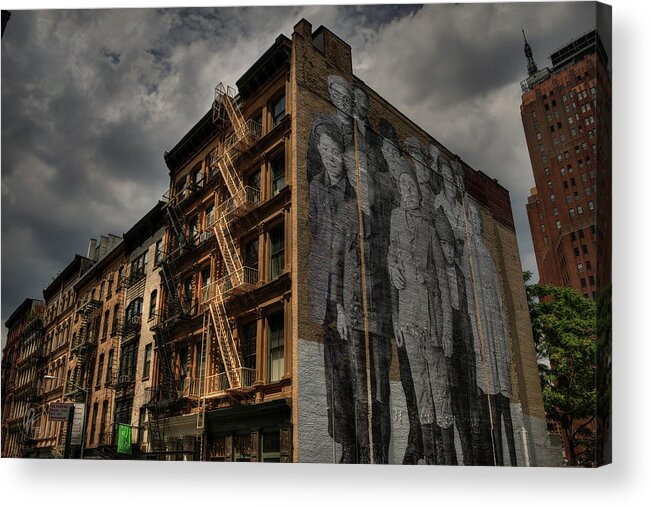 New York City Acrylic Print featuring the photograph NYC - Tribeca 001 by Lance Vaughn