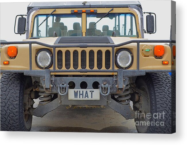 Truck Acrylic Print featuring the photograph What Hummer by Jason Freedman