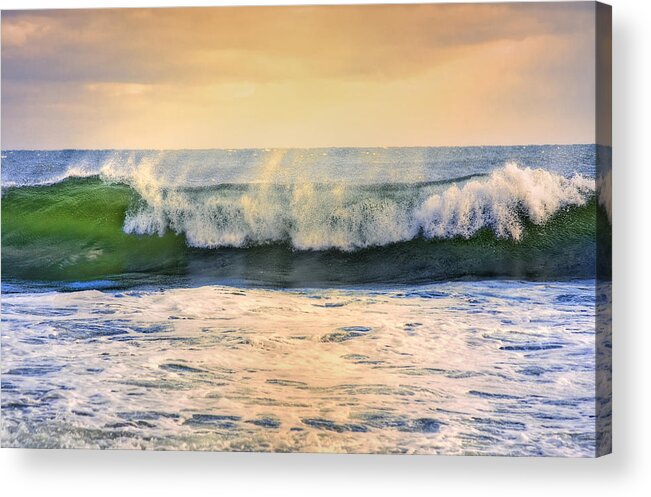Ocean Waves Acrylic Print featuring the photograph Ocean Waves by Darius Aniunas