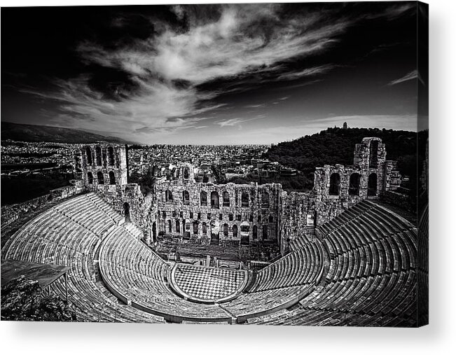 Acropolis Acrylic Print featuring the photograph Odeon of Herodes Atticus by Ian Good