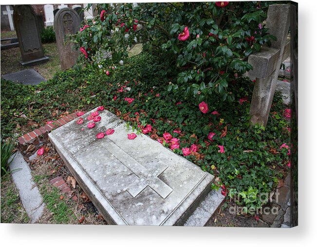 Cemetary Acrylic Print featuring the photograph Old and New by Dale Powell