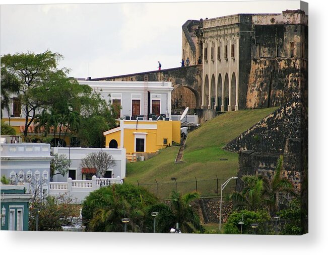 San Juan Acrylic Print featuring the photograph Old and New by Lois Lepisto