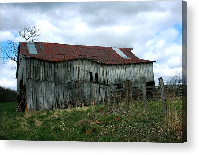 Abandoned Acrylic Print featuring the photograph Old barn XIII by Emanuel Tanjala