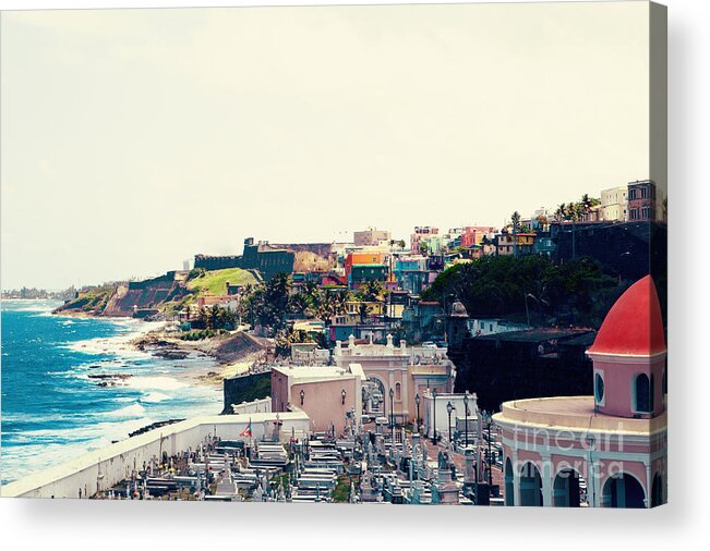 San Juan Acrylic Print featuring the photograph Old San Juan Puerto Rico by Kim Fearheiley