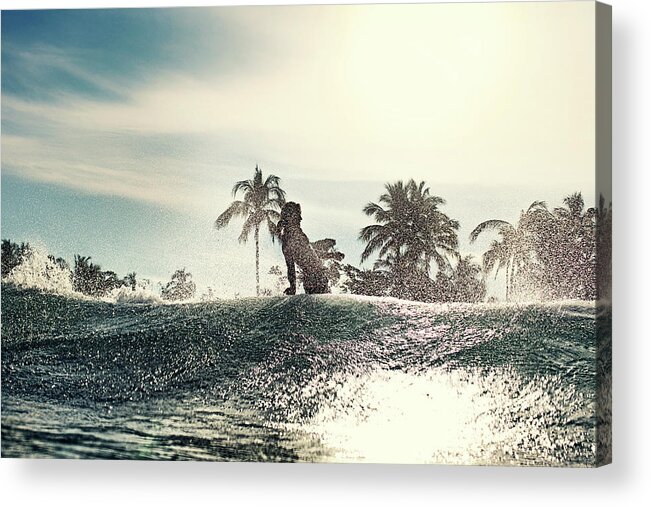 Surfing Acrylic Print featuring the photograph Old School by Nik West