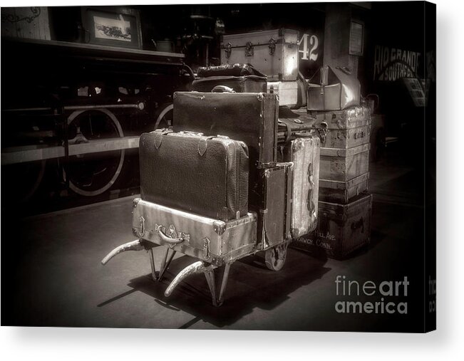Old Time Travel Acrylic Print featuring the photograph Old Time Travel by Imagery by Charly