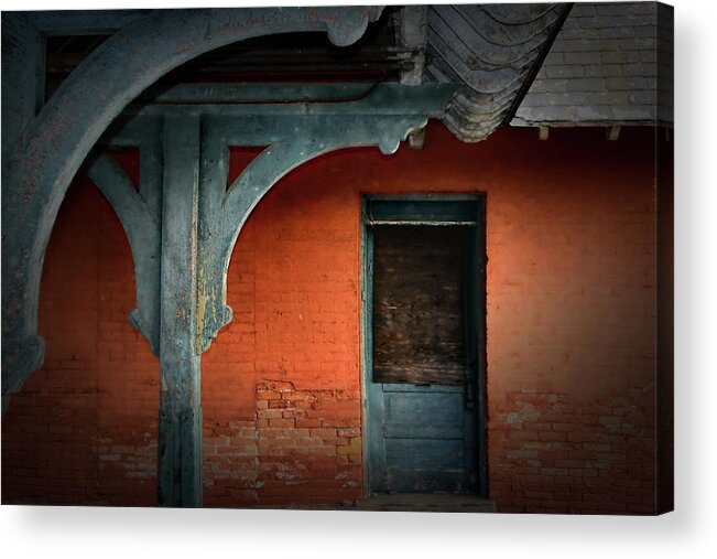 Ypsi Acrylic Print featuring the photograph Old Ypsilanti Train Station by Pat Cook