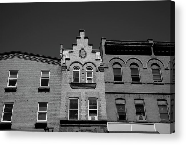 Buildings Acrylic Print featuring the photograph On Main Northport by Steve Gravano