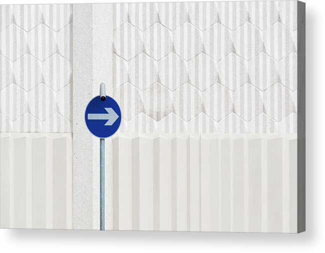 Urban Acrylic Print featuring the photograph One Way 2 by Stuart Allen