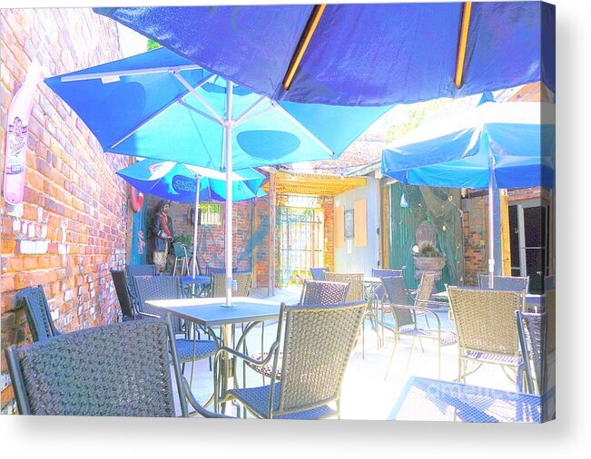 Restaurant Acrylic Print featuring the photograph Open Air Eating by Merle Grenz
