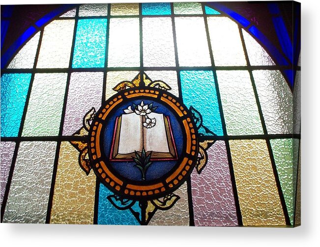 Church Acrylic Print featuring the photograph Open Book by Trish Jenkins