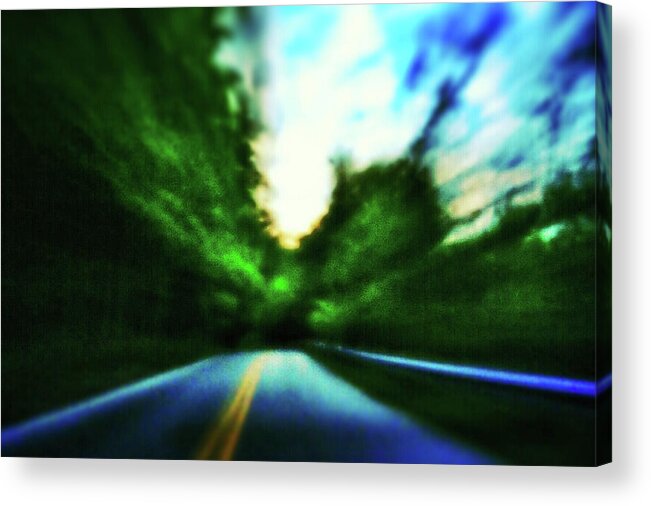 Pinhole Acrylic Print featuring the photograph Open Road by Al Harden