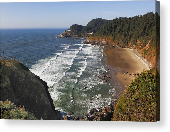 Oregon Coast Acrylic Print featuring the photograph Oregon Coast No 1 by Belinda Greb