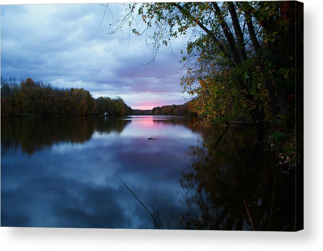  Acrylic Print featuring the photograph Oswego River by Everet Regal