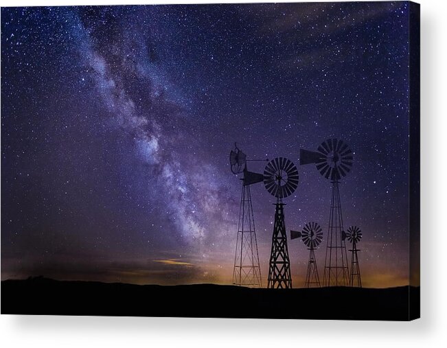 Milky Way Acrylic Print featuring the photograph Our Milky Way by Andrea Kollo