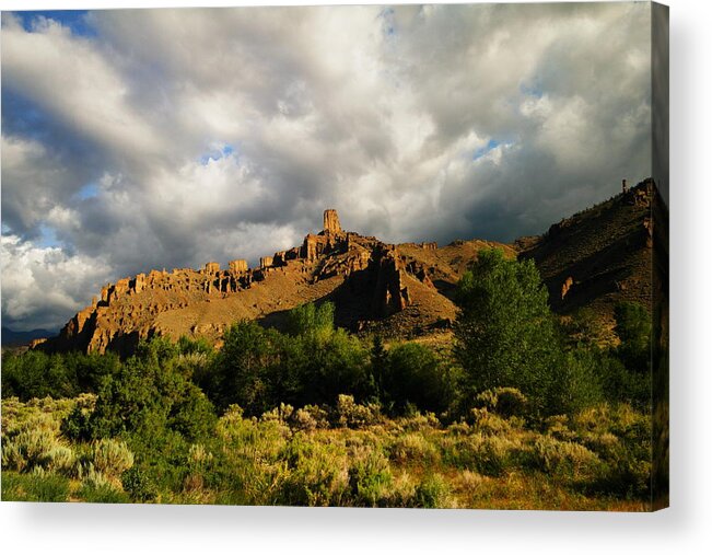 Mountains Acrylic Print featuring the photograph Outside Cody Wyoming by Jeff Swan