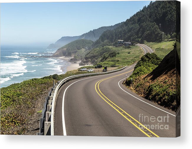 101 Acrylic Print featuring the photograph Pacific highway in Oregon by Didier Marti