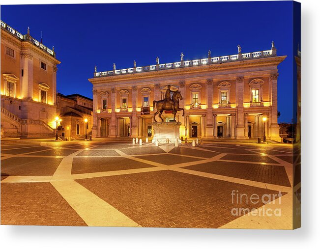 Rome Acrylic Print featuring the photograph Palazzo dei Conservatori - Rome by Brian Jannsen