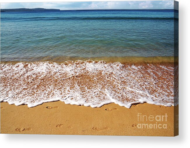 Photography Acrylic Print featuring the photograph Palm Beach Tranquility by Kaye Menner by Kaye Menner