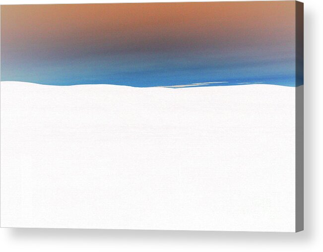 Modern Acrylic Print featuring the photograph Palouse White Sunset by Rich Collins