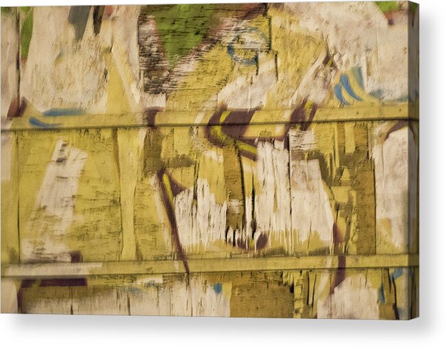 Peeling Paint Acrylic Print featuring the photograph Panamanian Texture No.2 by Jessica Levant