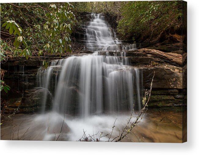 Panther Falls Acrylic Print featuring the photograph Panther Falls by Chris Berrier