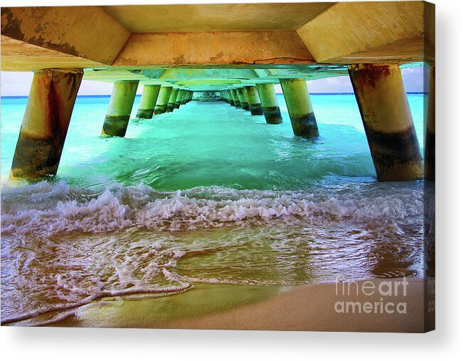 Grand Turk Acrylic Print featuring the photograph Paradise in Grand Turk by Mariola Bitner