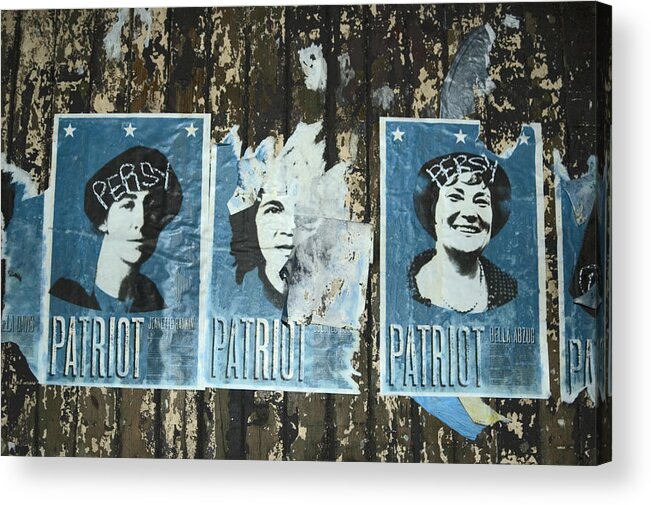 Face Acrylic Print featuring the photograph Patriot by Sara Stevenson