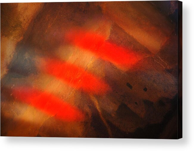 Reds Acrylic Print featuring the mixed media Playing With Light by Jerry McElroy