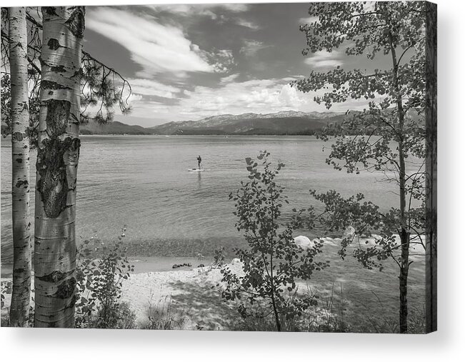 5dmkiv Acrylic Print featuring the photograph Payette Lake Boarder by Mark Mille