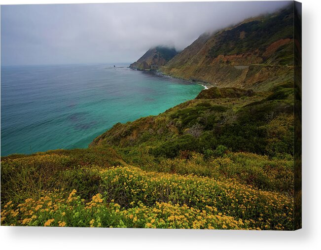 California Acrylic Print featuring the photograph Pch 1 by Dillon Kalkhurst