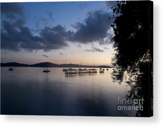 Photography Acrylic Print featuring the photograph Peace before sunrise by Ivy Ho