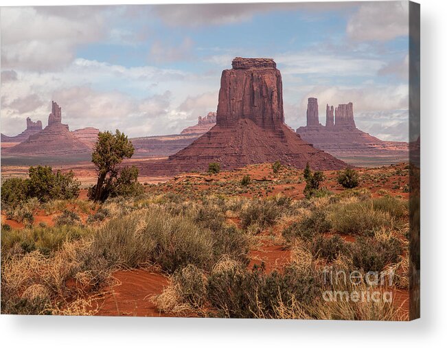 Monument Valley Acrylic Print featuring the photograph Peace in the Valley by Jim Garrison