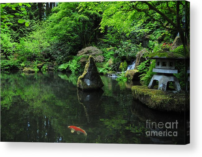 Lake Acrylic Print featuring the photograph Peace by Stevyn Llewellyn