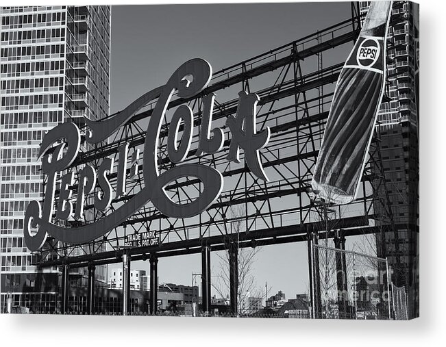 Clarence Holmes Acrylic Print featuring the photograph Pepsi-Cola Sign II by Clarence Holmes