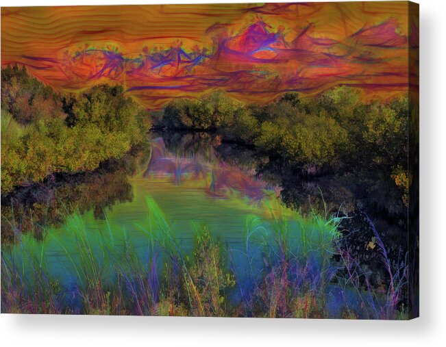 Abstract Acrylic Print featuring the photograph Perchance to Dream by John M Bailey